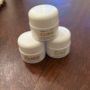 La Mer Moisturizing Cream x 3 Jars - 
.24 ounces